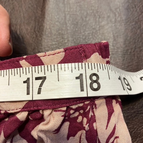 Patrons of Peace Floral Maxi Skirt in Burgundy and Cream - Picture 12 of 13